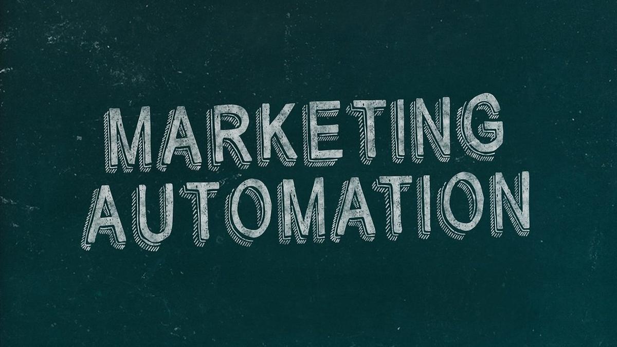 Marketing Automation Presentation Chalkboard Slide - marketing automation automation automation auto