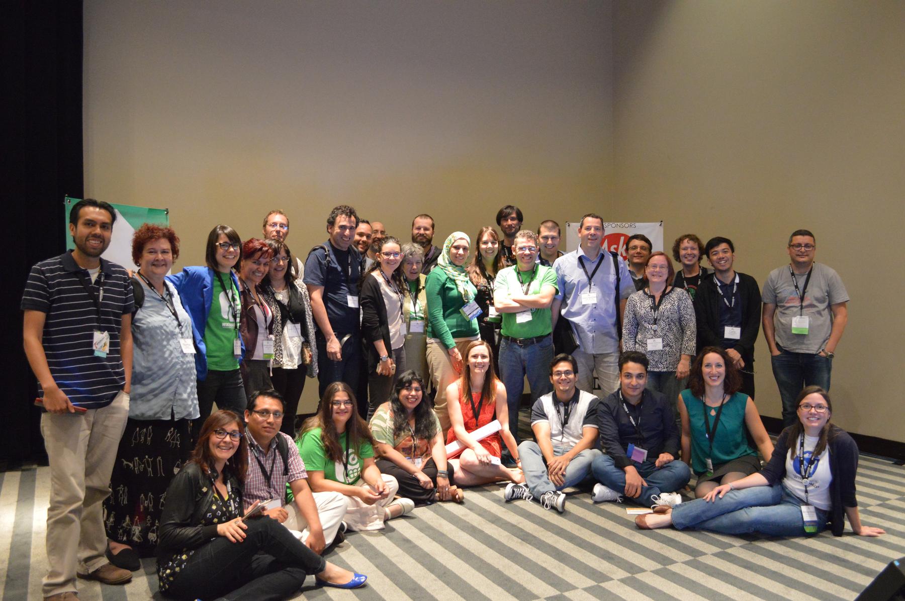 File:Wikimania 2015 Education Pre-Conference 39.jpg - Image of Education, A split image with one hal
