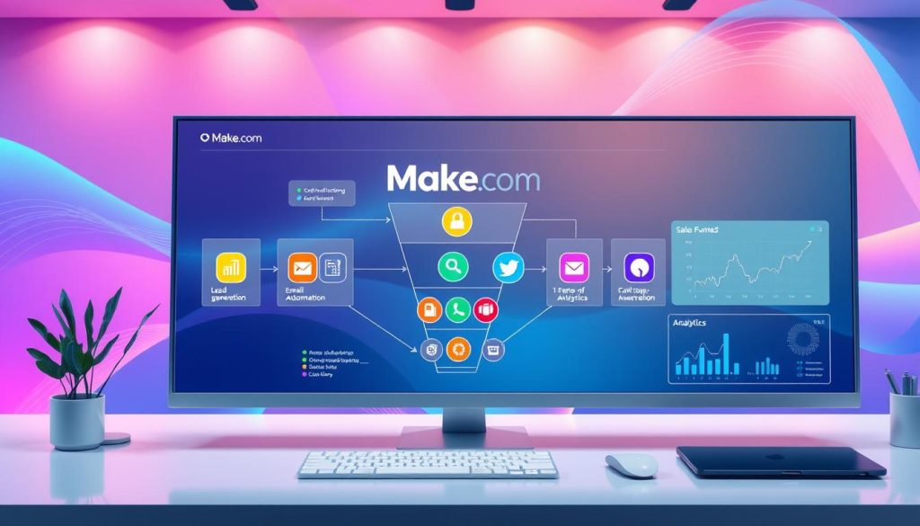 Make.com sales funnel setup
